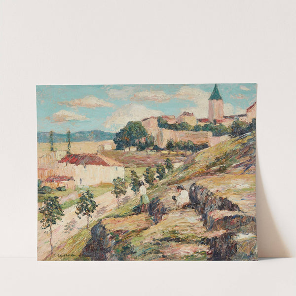 A Bright Day, Spain (Segovia) (1916) by Ernest Lawson