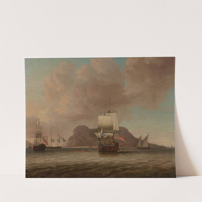 A British naval squadron off the coast of Gibraltar by Dominic Serres