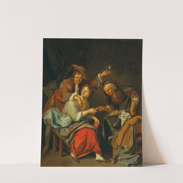 A Brothel Scene by Jacob Toorenvliet