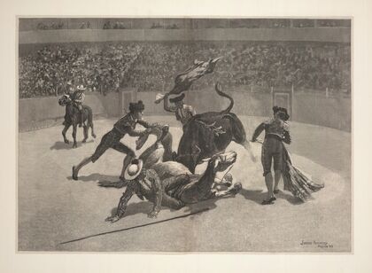 A Bull-fight in Mexico (1889)