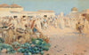 A busy market, North Africa