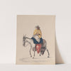 A butcher riding a donkey by Francisco Fierro