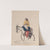 A butcher riding a donkey by Francisco Fierro