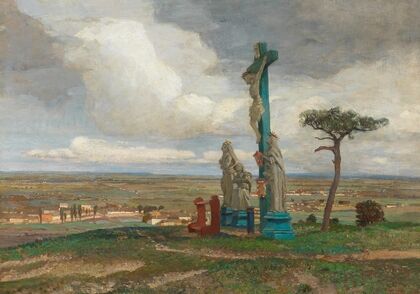 A Calvary group on the Hochberg near Perchtoldsdorf (1898)