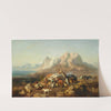 A Camp in the Caucasus by Paul von Franken