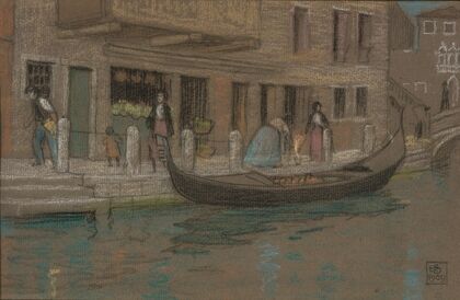 A canal in Venice