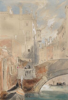A Canal, Venice (1800–1870)
