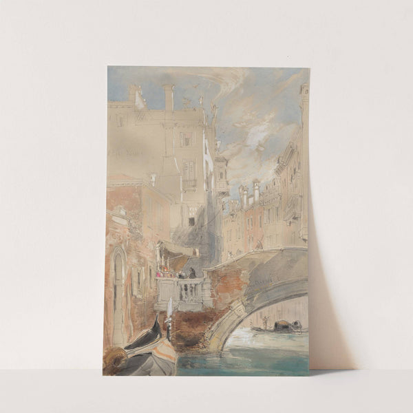 A Canal, Venice (1800–1870) by James Holland