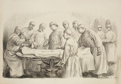 A capitol Operation. Diagnosis; League of Nations – Recovery 50-50 (1919) — size preview