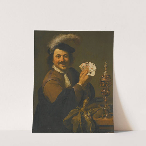 A Card Player Showing His Hand by Theodoor Rombouts