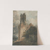 A Castle Tower (Caernarvon Castle) by John Sell Cotman