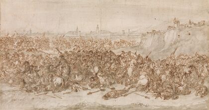 A Cavalry Battle before a City (1686–ca. 1755)
