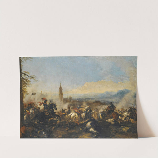 A Cavalry Engagement, A Cathedral Beyond by Jacques Courtois