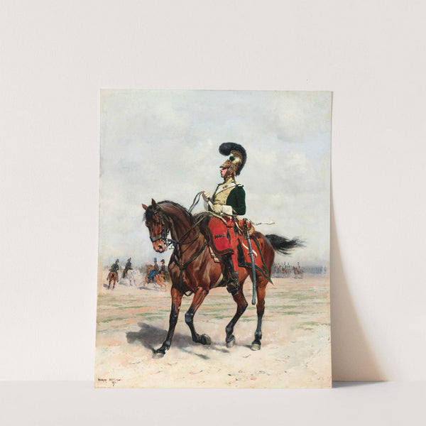 A Cavalry Officer by Jean-Baptiste Édouard Detaille