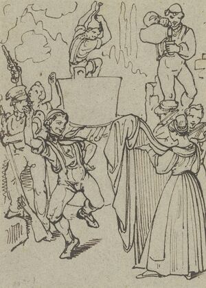 A celebration next to the winepress