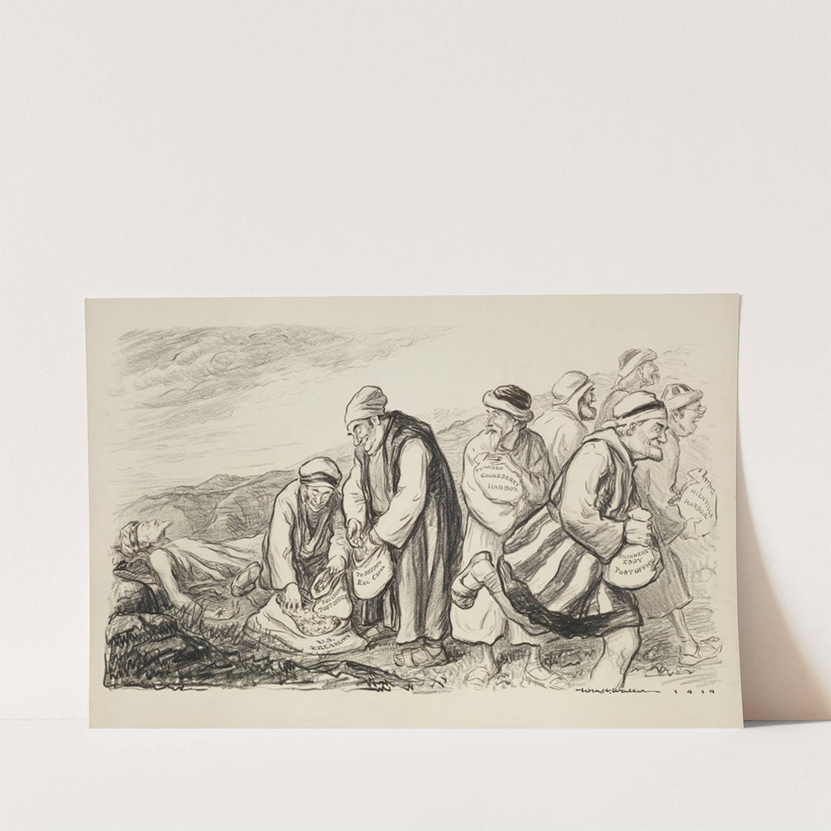 A certain man went down from Jerusalem to Jericho, and fell among thieves (1919) by William Henry Walker