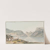 à Charbonieres, prés du Lac de Joux by Johann Ludwig Aberli