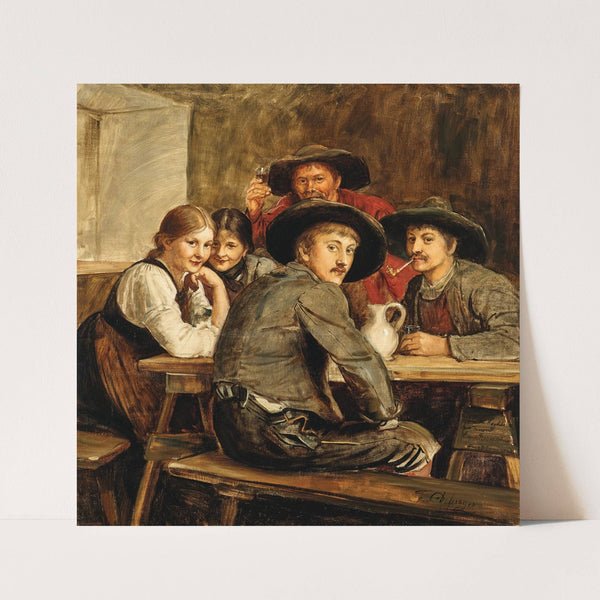 A Cheerful Party (1890) by Franz von Defregger