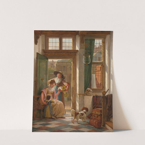 A Cherry Vendor at the Door by Abraham Van Strij