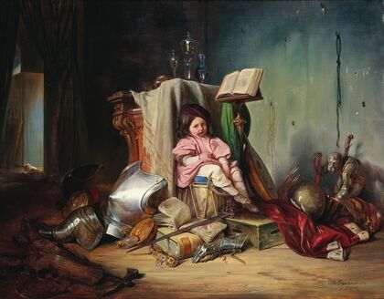 A Child on a Drum (1841)