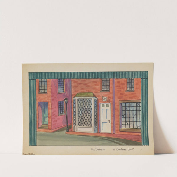 A Christmas Carol: Sketch no. 2, The Exchange (1934-1943) by Roland Foley