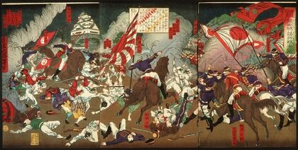 A Chronicle of the Subjugation of Kagoshima; Battle around Kumamoto Castle