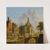 A Church along a Canal, Holland by Jan Hendrik Verheijen