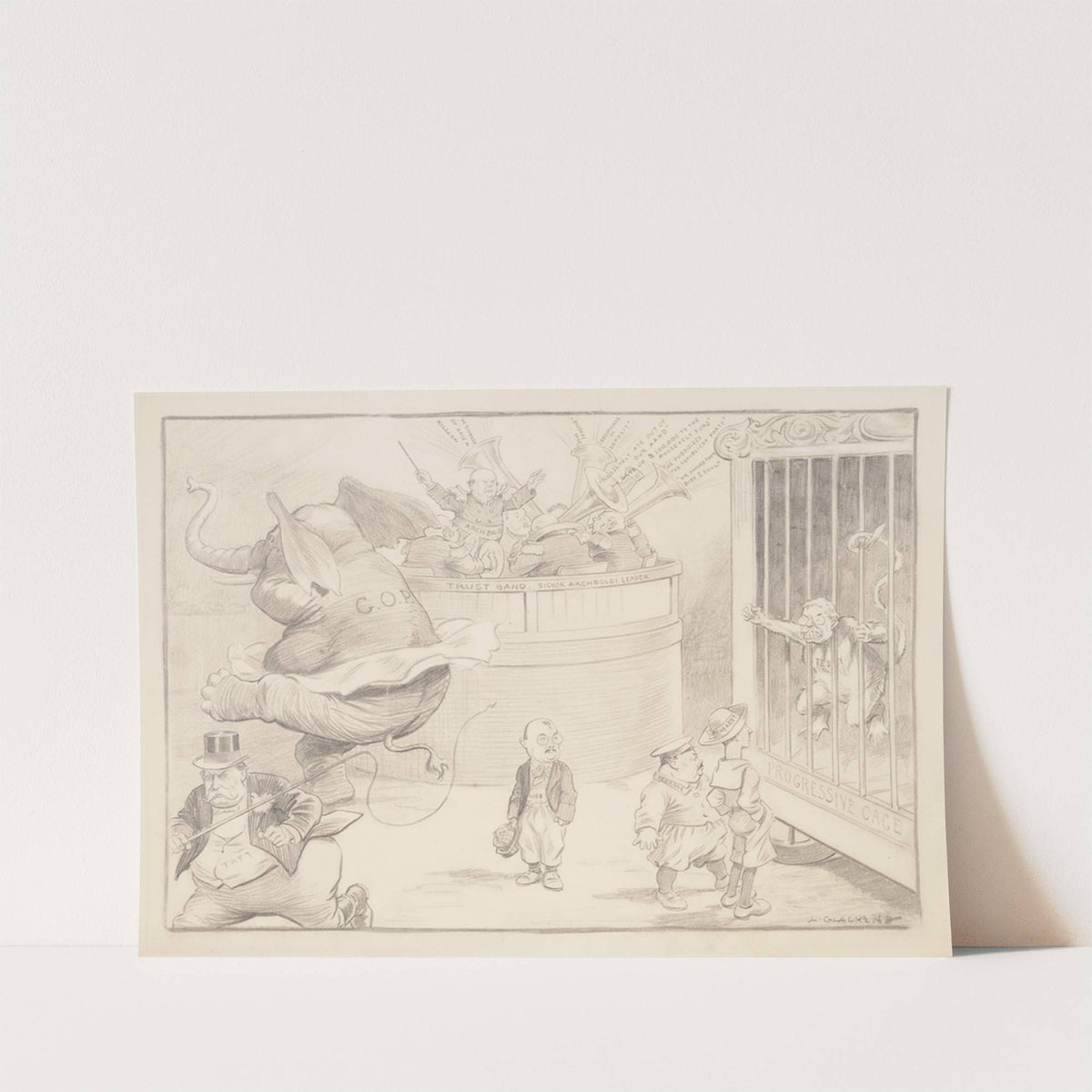 A circus by Louis Glackens
