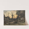 A clearing at sunset by Henri-Joseph Harpignies