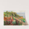 A coastal landscape by Olga Wisinger-Florian