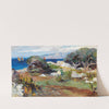 A Coastal Landscape by Leontine von Littrow