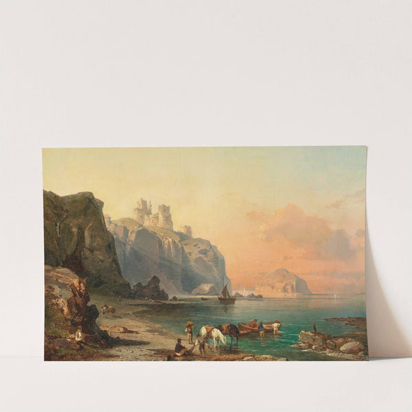 A Coastal Landscape near Marsala, Sicily by Franz Richard Unterberger