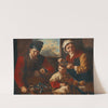 A cobbler and a woman cutting a child’s hair by Giacomo Francesco Cipper