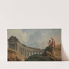 A Colonnade in Ruins by Hubert Robert