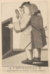 A Connoiseur Admiring a Dark Nigh Piece