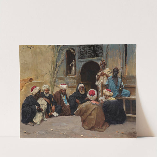 A Council Of Elders by Ludwig Deutsch