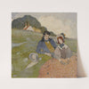 A couple seated in a rural landscape (1905) by Edmund Dulac