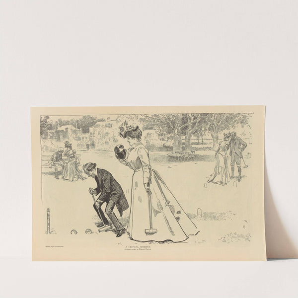 A critical moment (1893-1900) by Charles Dana Gibson