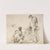 A Crouching Man Defecating and a Standing Man Urinating by Domenico Gargiulo