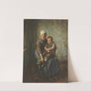 A cuddle by Robert Gemmell Hutchison
