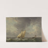 A Cutter in a Strong Breeze by Charles Brooking