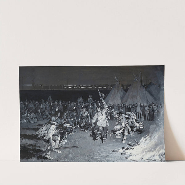 A Dance of Crow Indians (circa 1883) by Henry Farny