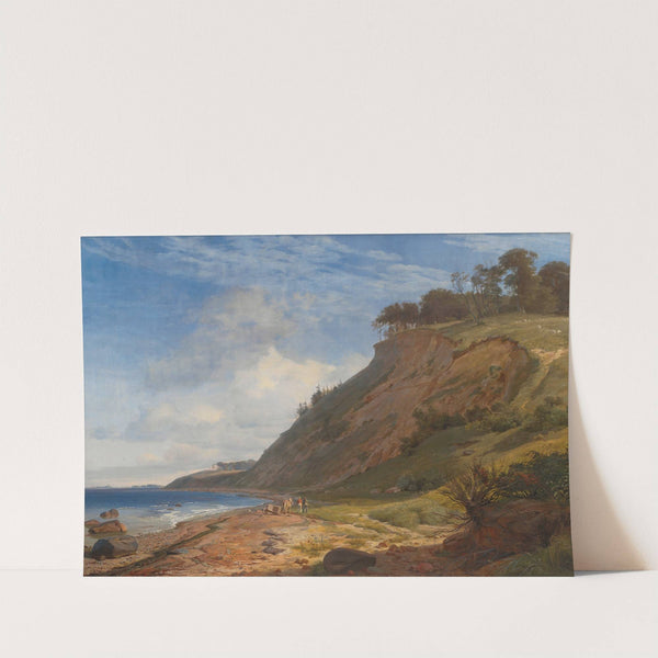 A Danish Coast. View from Kitnæs on Roskilde Fjord. Zealand by Johan Thomas Lundbye
