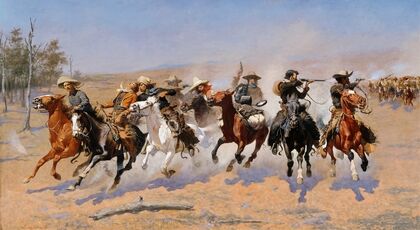 A Dash for the Timber (1889)
