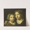 A daughter and a son of the artist (1661 - 1684) by Caspar Netscher