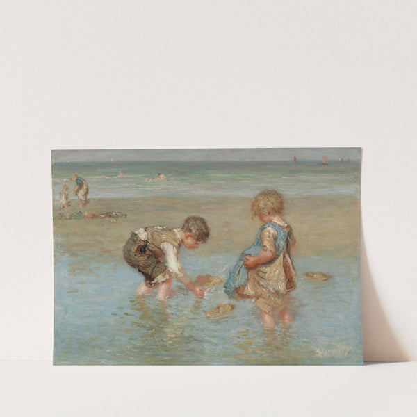 A day at the beach by Bernardus Johannes Blommers