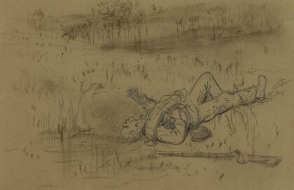 A dead soldier