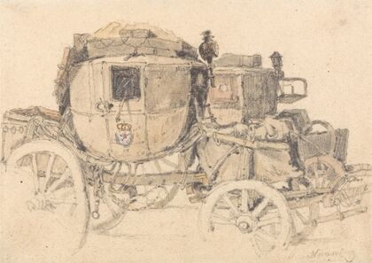 A Diligence, Side View; Nuremberg