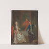 A Dinner Conversation by Marcellus Laroon the Younger