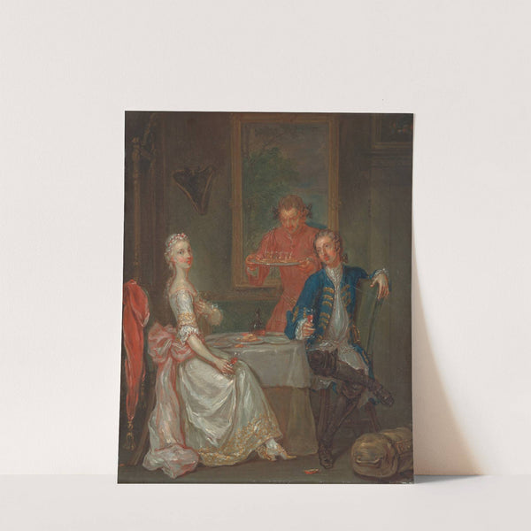 A Dinner Conversation by Marcellus Laroon the Younger